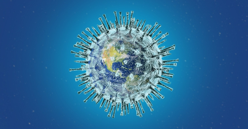 Koronavírus a Föld képében